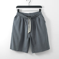 Men's Summer Plus Size Cotton Linen Shorts