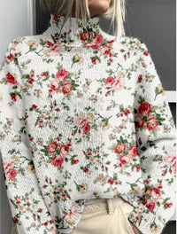 Women's Woolen Sweater Fashion Personality Turtleneck Sweater