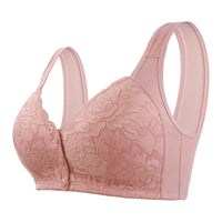 Middle-aged And Elderly Underwear Ladies Underwired Vest-style Plus Size Bra