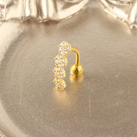 European And American Body Piercing Diamond-studded Belly Button Ring Belly Button Nail