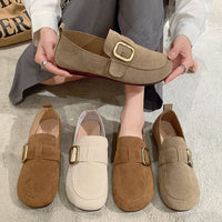 Retro Slip-on Shallow Mouth Flat Casual Shoes