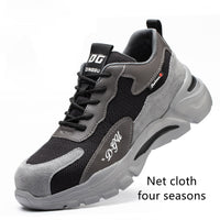 Men's Safety Shoes Anti-smashing And Steel Toe
