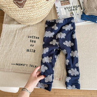 Girls Winter Fleece-lined Thick Leggings