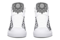 Fashion Printed Couple High Top Canvas Shoes