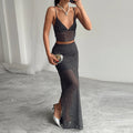 Stylish And Minimalist Design Womens Long Dress Set