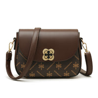 Women's Printed Contrast Color Small Bag