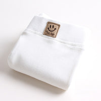 Spring And Autumn Thickening Solid Color Baby Pants Cotton Children's Trousers Outer Wear