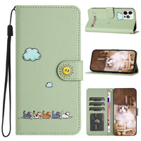 Fashion Cartoon Painted Cover Flip Card Holder