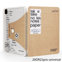 Kraft Paper Pattern Tablet Case
