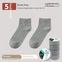 Summer Travel Business Trip Compression Socks Daily Disposable Breathable Sweat Absorbing