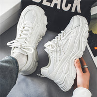 Men's Casual Shoes Hong Kong Style Shoes Breathable Increased