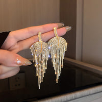 Stylish Letter-shaped Tassel Earrings