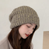 Women's Autumn And Winter Warm Thick Knitted Hat