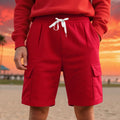 Men's Summer Sports Breathable And Loose Tooling Multi-pocket