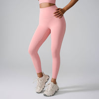 Yoga Pants Seamless Nude Feel High Waist Peach Pants Zero Sense Integrated Sports Yoga Pants Yoga Pants