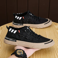 Casual Student Canvas Sneakers Lazy Breathable Ice Silk