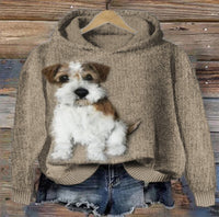 Digital Printing Dog Pattern Sweater Men