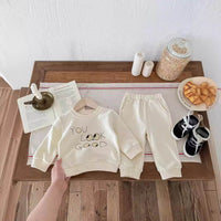 Boys And Girls Sweater Fashion Two-piece Suit