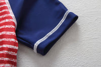 Sun Protection One-piece Striped Sailing Surfing Wetsuit
