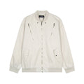 American-style Solid Color Loose Baseball Uniform Jacket Men's Design Sense