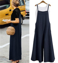Women's Loose Slimming Casual Minimalist Jumpsuit With Straps