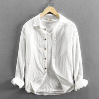 Men's Pure Color Casual Versatile Shirt