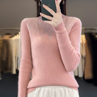 Half Turtleneck Diamond Bottoming Shirt