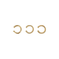 Simple And Exquisite High-grade Ear Clip Personalized Cold Style Three-piece Set