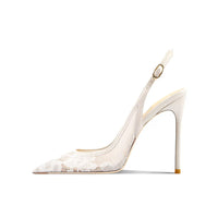 Pointed Lace Mesh Breathable Women's Sandals