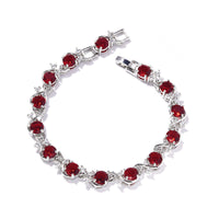 Women's Round-shaped Zircon-inlaid Bracelet