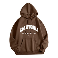 Hoodie With Letter Print Sweater