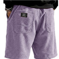 Multi-Pocket Embroidered Drawstring Elastic Waist Casual Shorts