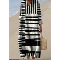 European And American Style Shirt Dress For Women