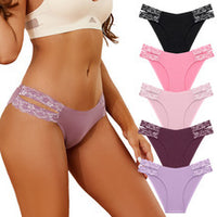 T-back Women's Thin Ice Silk Lace Edge