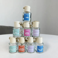 Auto Perfume Glass Bottle Car Aromatherapy Pendant Wood Aromatherapy