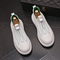 Versatile Trend Inside High White Skates Male