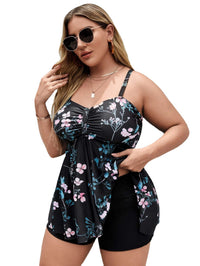 Women's Split Color Printing Swimsuit