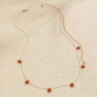 Holiday Style Single Layer Daisy Woven Waist Chain