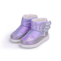 Children's Waterproof Non-slip Middle Tube Warm Snow Boots