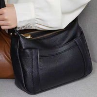 First Layer Cowhide Mother Bag Large Capacity Shoulder Bag
