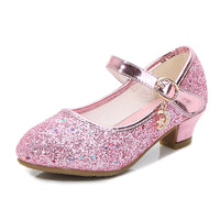 Girls Korean Style Princess Sequin Dance Shoes