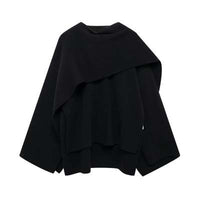 Women's Fashion Casual Temperament Cloak Style Coat