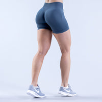 High Elastic Matte Nylon Seamless Low Waist Shorts Fitness Yoga Shorts