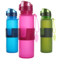 Environmentally Friendly And Healthy Silicone Large Capacity Folding Water Bottle
