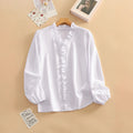 Ruffled Fashion Casual Women's Blouse
