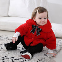 Infant Furry Sweater Autumn And Winter Girls Cloak