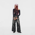 Retro Washed Y2K-style Trendy Jeans