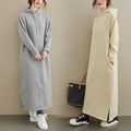 Womens Loose Fitting Long Sleeve Dress
