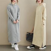 Womens Loose Fitting Long Sleeve Dress