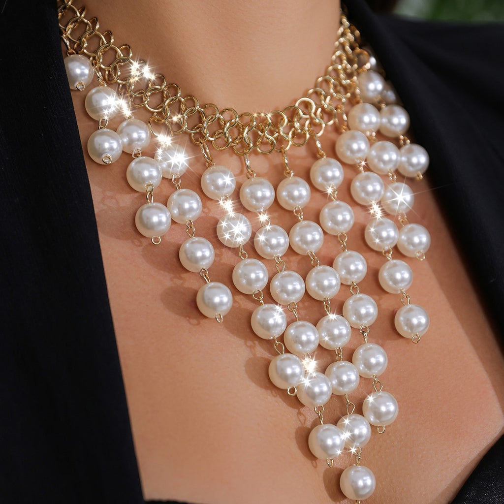 Vintage Pearl Necklace Necklace